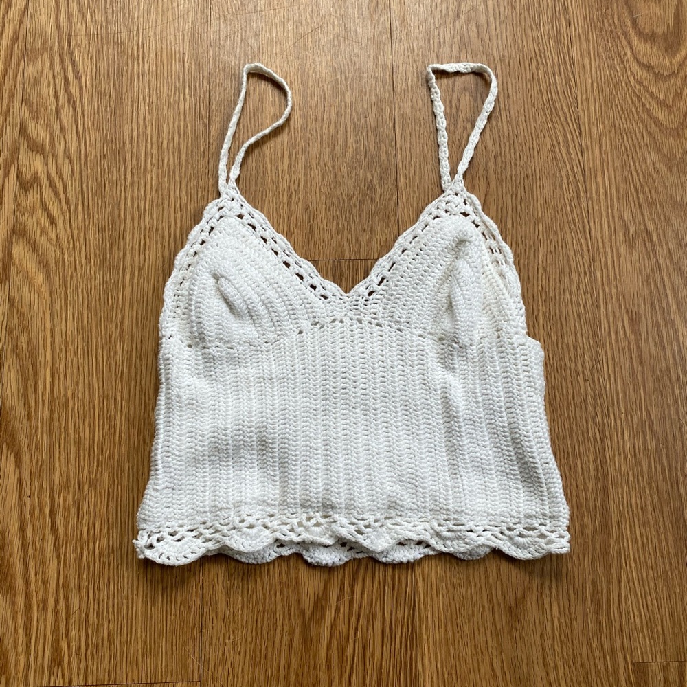 Crochet boho crop top